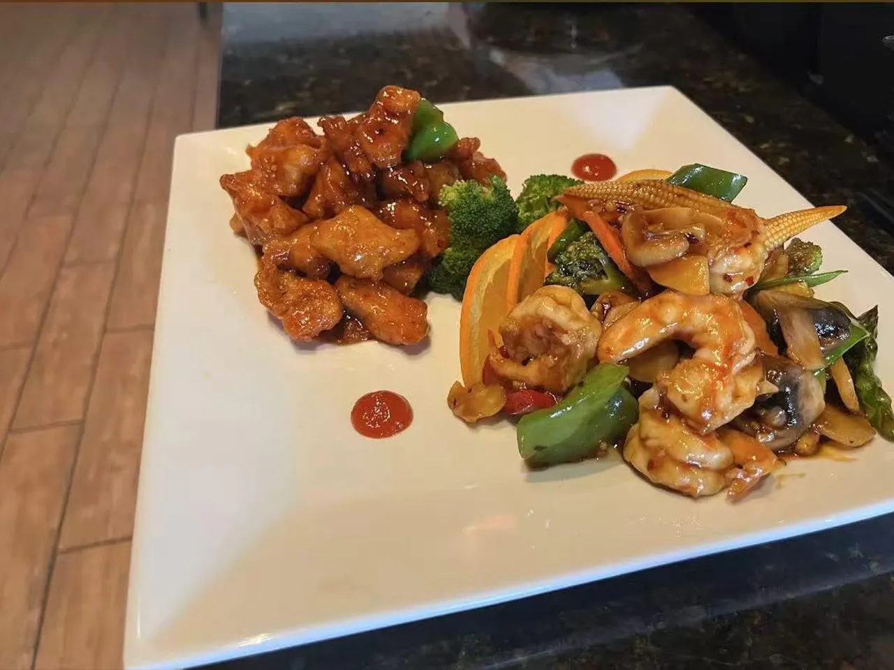 Dragon and Phoenix at Lin's Asian Cafe, Asian Restaurant in Greer