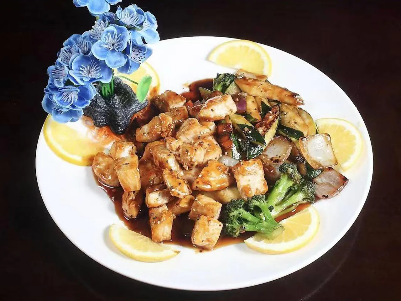 Hibachi Chicken at Lin's Asian Cafe, Asian Restaurant in Greer